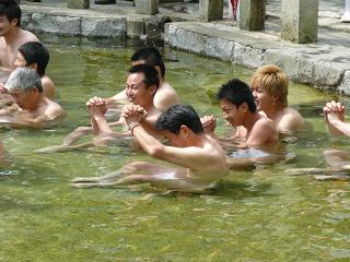 龍泉寺で水業
